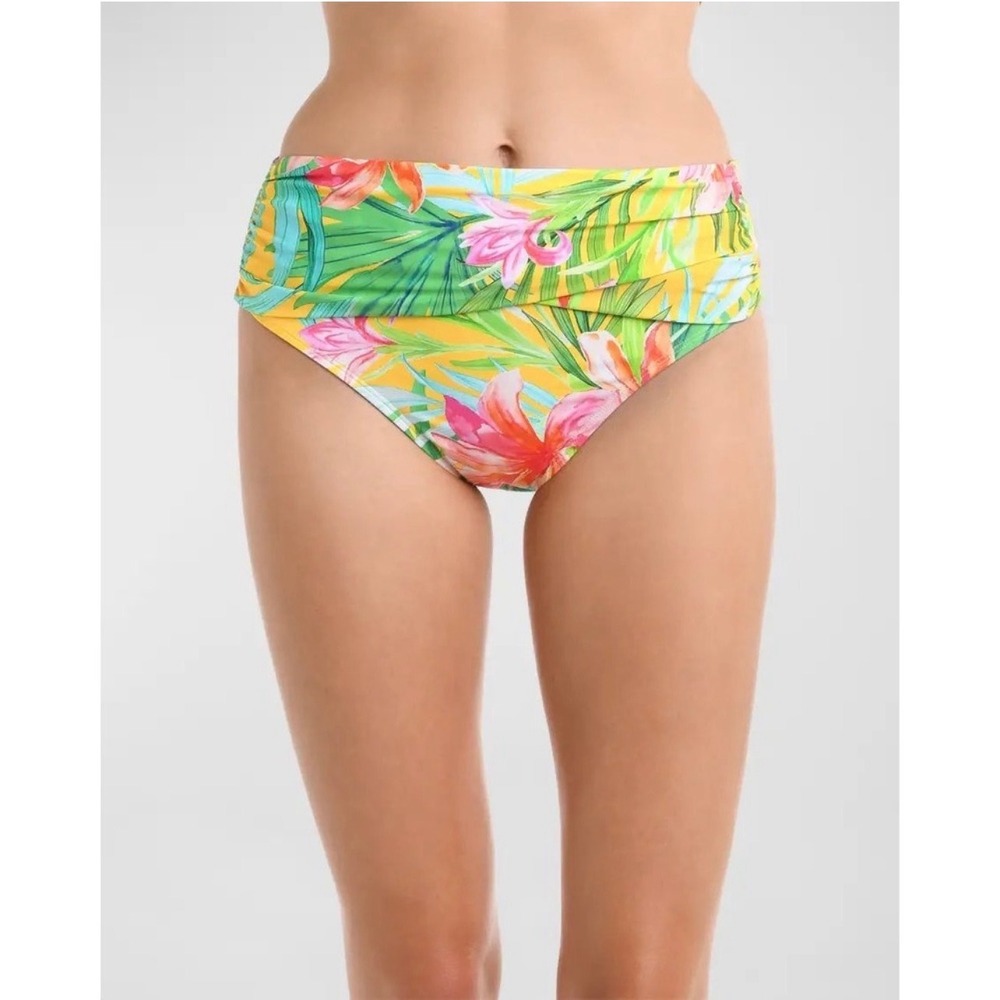 La Blanca Calypso‎ Blooms Overlap Bikini Bottoms Size 14